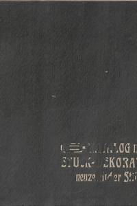 162854. Katalog II B - Stuck-Dekorationen : neuzeitlicher Stilarten