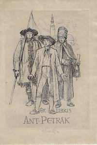 214554. Vodrážka, Jaroslav – Ex libris Ant. Petrák