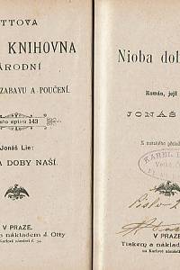 Lie, Jonáš [= Lie, Jonas] – Nioba doby naší : román