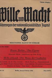 163704. Schirach, Baldur von – Wille und Macht : Führerorgan der nationalsozialistischen Jugen. Jahrgang 12, Heft 1/2 (Januar/Februar 1944)