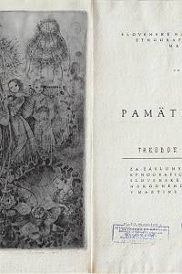 Štefunková-Szabová, Alžběta – Pamätný list
