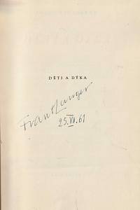 Langer, František – Děti a dýka 