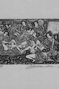 214693. Alexandrov, Gennadij – Ex libris J.M.