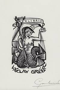 214702. Gaudaen, Gerard – Exlibris Václav Grégr