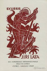 214712. Krawcec, Hanka – Exlibris Jiří Lata