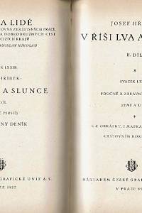 Spirhanzl-Duriš, Jaroslav / Hříbek, Josef – Přes hory a moře ; V říši lva a slunce I.-II.