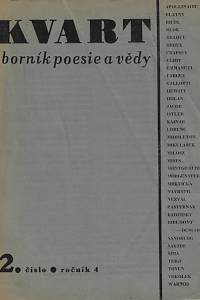 140394. Kvart : sborník poesie a vědy. Ročník IV., číslo 2 (1945-1946)