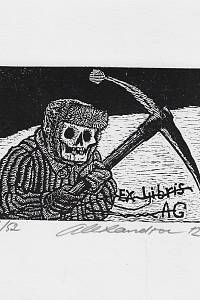 214808. Alexandrov, Gennadij – Ex libris AG