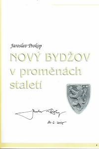 Prokop, Jaroslav – Nový Bydžov v proměnách staletí (podpis)