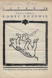 123317. Bass, Eduard [= Schmidt, Eduard] – Konec Bohemie