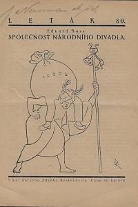 163883. Bass, Eduard [= Schmidt, Eduard] – Společnost Národního divadla