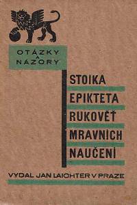117206. Epiktétos – Stoika Epikteta Rukověť mravních naučení