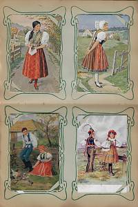 album s 96 pohlednicemi z počátku 20. století