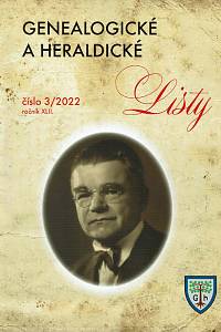 163187. Genealogické a heraldické listy, Ročník XLII., číslo 3 (2022)