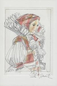 215033. Beneš, Karel – barevná litografie