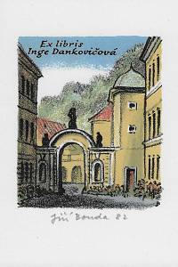 215062. Bouda, Jiří – Ex libris Inge Dankovičová
