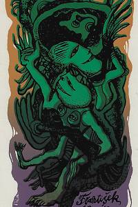208015. Hořánek, Jaroslav – Ex libris František Nový