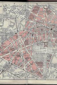 Plan de Paris par Arrondissement : nomenclature es rues avec la station du métro la plus proche Bois de Boulogne avec Répertoires
