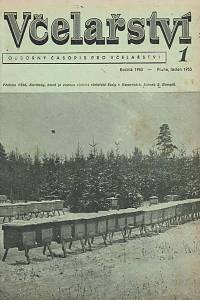 163197. Včelařství : odborný časopis pro včelařství, Ročník I. (1953) ; Ročník II. (1954)