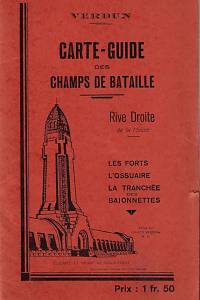 215107. Verdun : carte-guide des chapms de bataille