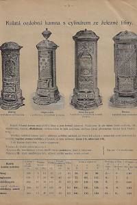 Musgrave-ova původní irská kamna s ventilací neb bez ventilace soustava volného spalování : cenník 1907-8