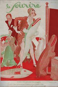 163241. Le Sourire : Hebdomadaire Illustré. No. 689, Jeudi 17 juillet (1930) - Le Choix d'un Compagnon Pour Baignades