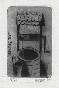 215194. Komárek, Vladimír – [Ex libris] Jar. Štorek