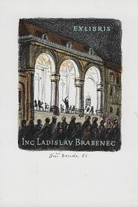 215197. Bouda, Jiří – Ex libris Ing. Ladislav Brabenec