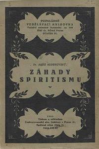 110251. Kudrnovský, Alois – Záhady spiritismu