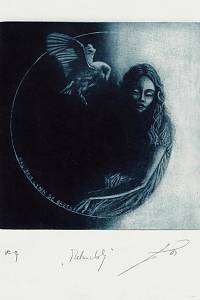 202859. Černoš, Jan – Melancholy : exlibris Lynn de Baets