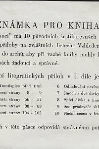 Mašek, Václav – Kniha tisíce a jedné noci : [soubor 10 původních šestibarevných litografií]