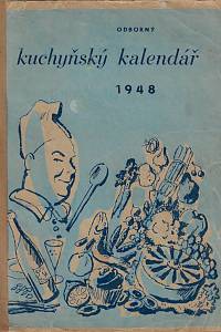 166180. Odborný kuchyňský kalendář 1948