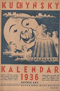 166190. Kuchyňský kalendář XXV (1936)