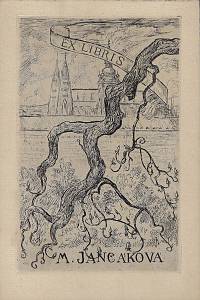204752. Janáčková, Marie – Ex libris M. Janáčková