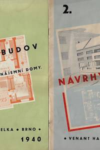 165777. Hanzelka, Venant – Návrhy budov : publikace stavebnictví a bytové kultury