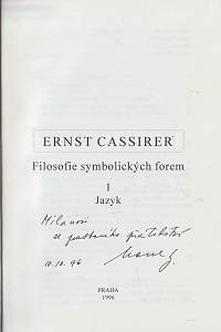 Cassirer, Ernst – Filosofie symbolických forem I. - Jazyk