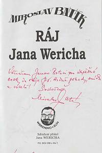 Batík, Miroslav – Ráj Jana Wericha