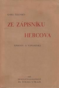 28296. Želenský, Karel – Ze zápisníku hercova, Episody a vzpomínky