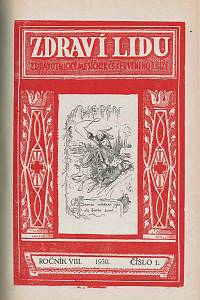 Zdraví lidu : zdravotnický měsíčník Čs. Červeného kříže, Ročník VI. (1928) ; VII. (1929) ; VIII. (1930)