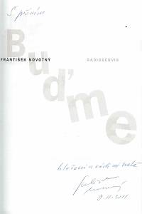 Novotný, František – Buďme (podpis)