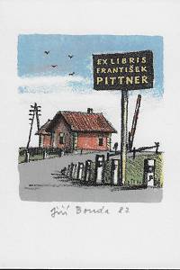 215454. Bouda, Jiří – Ex libris František Pittner