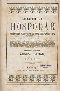 166430. Dadák, Arnošt (red.) – Milotický hospodář : časopis českého kravařska, Ročník XIII. (1902