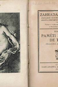 Tilly, Alexandre de – Paměti hraběte de Tilly
