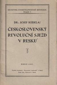 166621. Kudela, Josef – Československý revoluční sjezd v Rusku