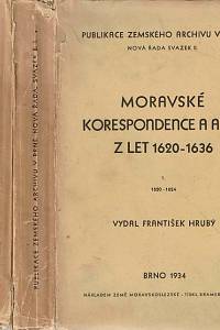 166627. Hrubý, František – Moravské korespondence a akta z let 1620-1636 (podpis)
