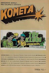 39929. Kometa, obrázkové seriály pro chlapce a děvčata (7/1989)