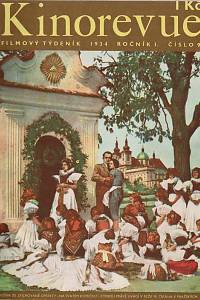 166707. Kinorevue : obrázkový filmový týdeník, Konvolut 30 čísel I. a III. ročníku (1934-1937)