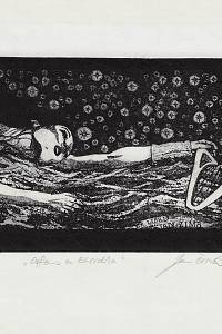 204725. Černoš, Jan – Orfeus a Euridika : ex libris Jan Zima