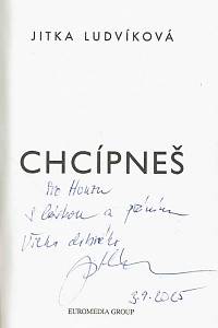 Ludvíková, Jitka – Chcípneš : detektivní román (podpis)