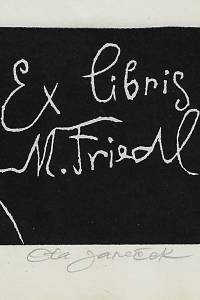 205834. Janeček, Ota – Ex libris M. Friedl